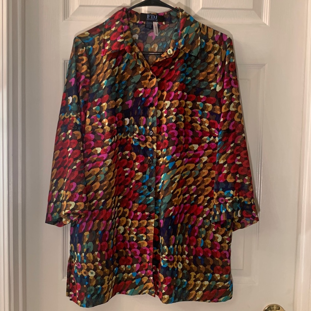 FDJ French Dressing Jeans Fun Colors Top - Picture 3 of 16